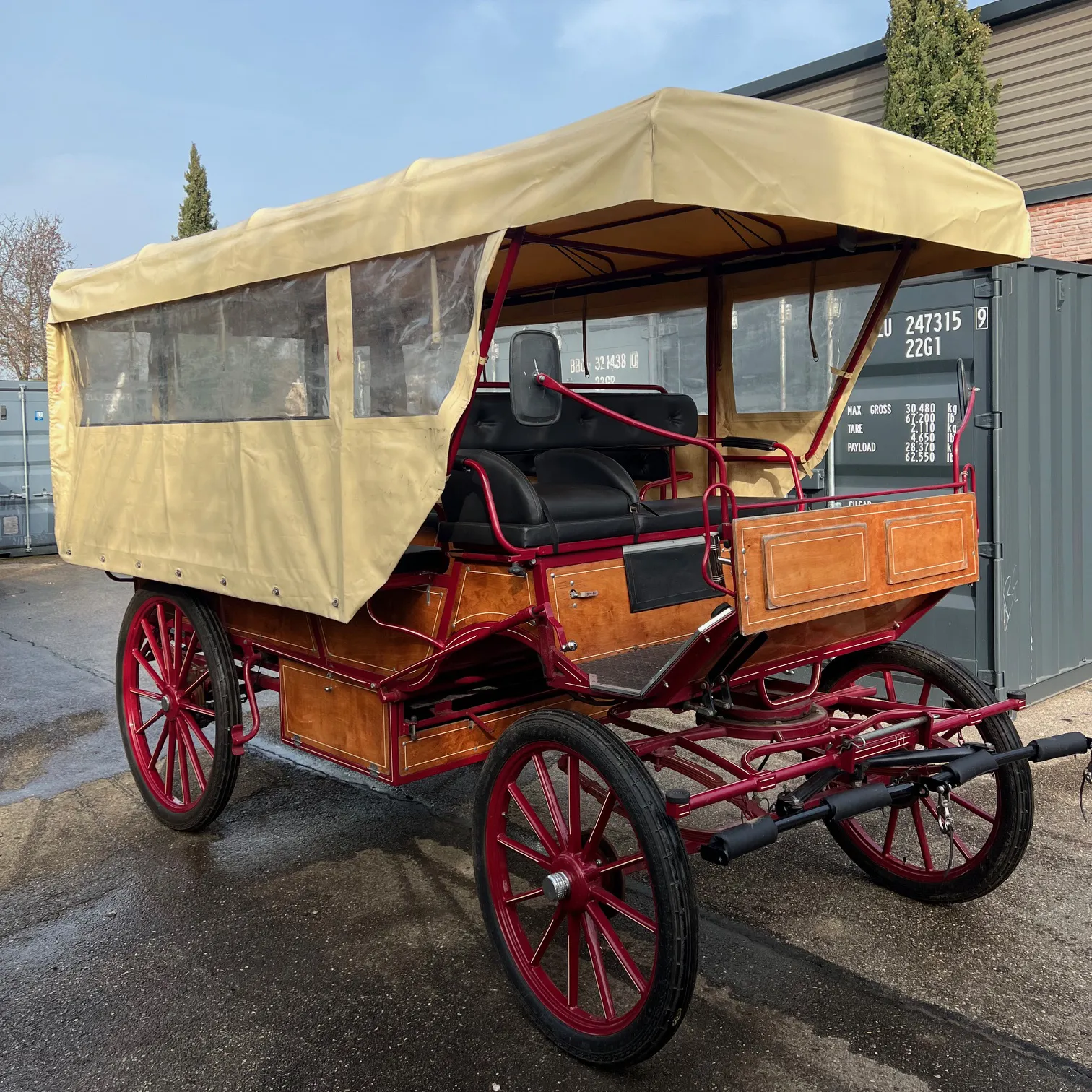Voitures d'Antan Calèche Wagonette PMR 10